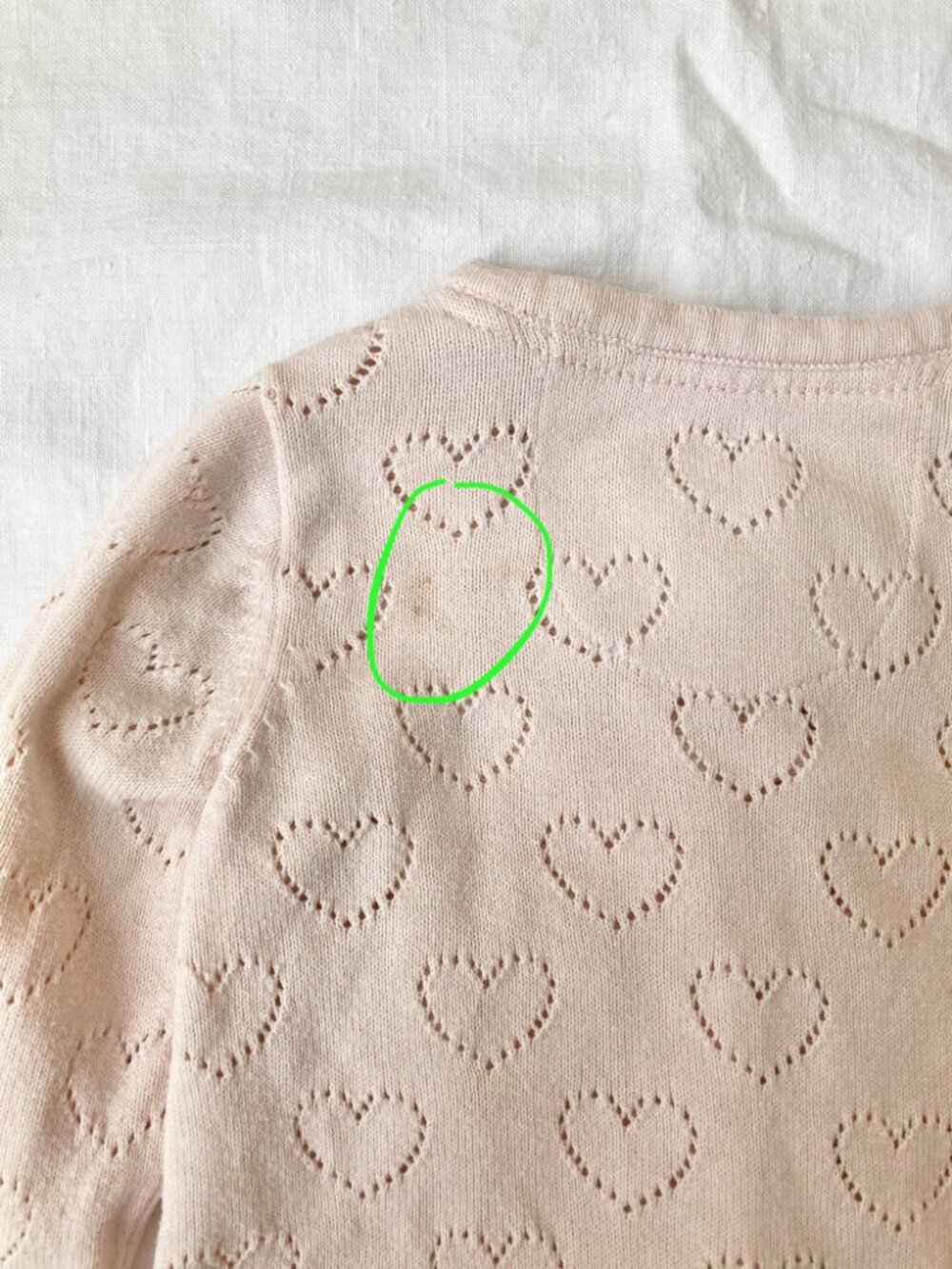 (🎨$3 PLAY) H&M 80cm 1 Year Toddler Girl Light Pink Heart Cardigan Fall Ballet - Picture 3 of 3